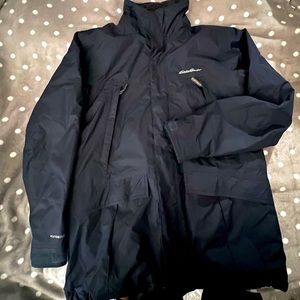 Eddie Bauer Men’s L Navy Blue Winter Jacket